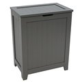 Redmon Redmon 5220GY Contemporary Country Hamper; Grey 5220GY